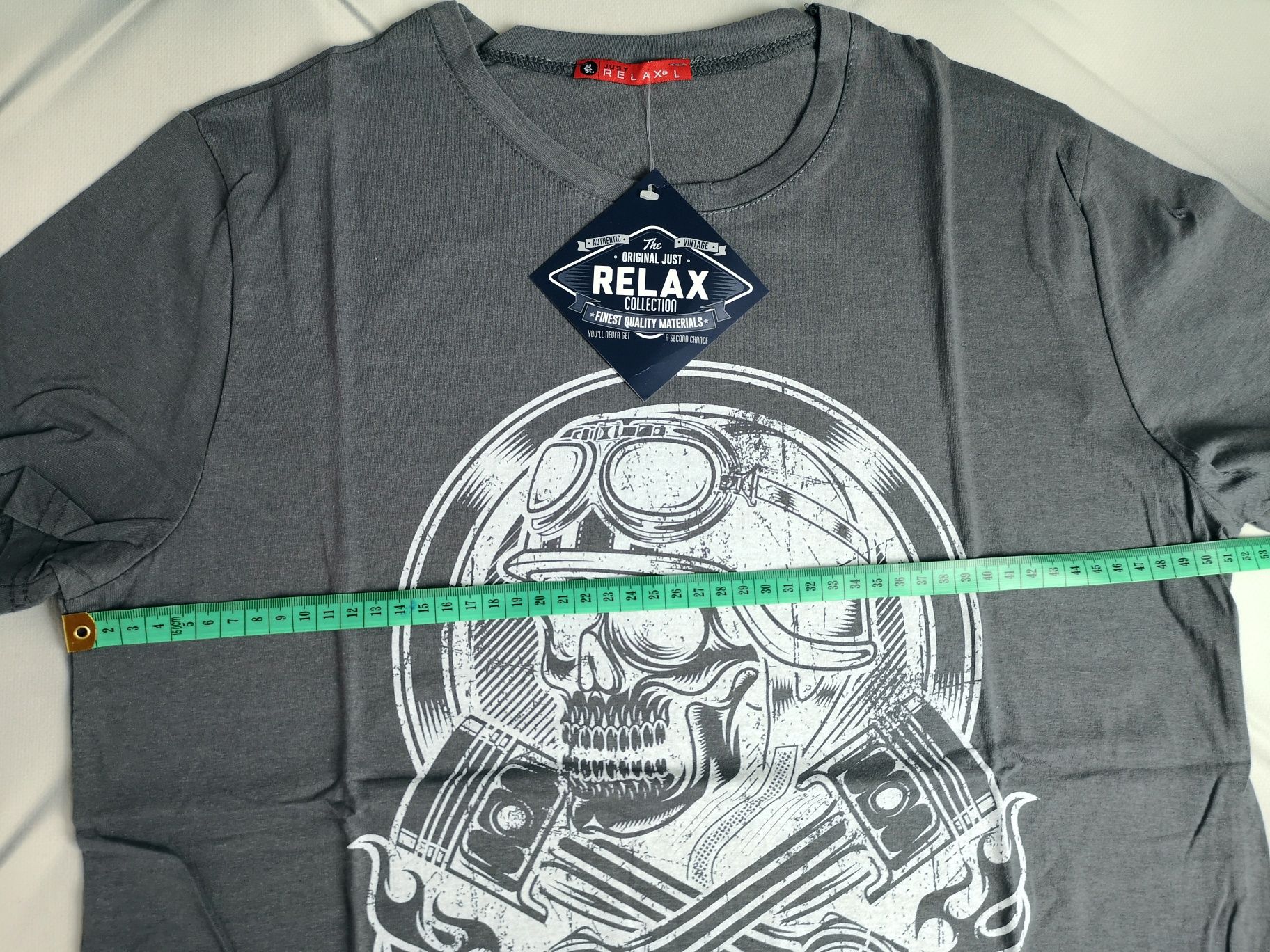 Szary T-shirt męski