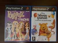 Gry na PS2 Winnie l'Ourson i Bratz The Movie