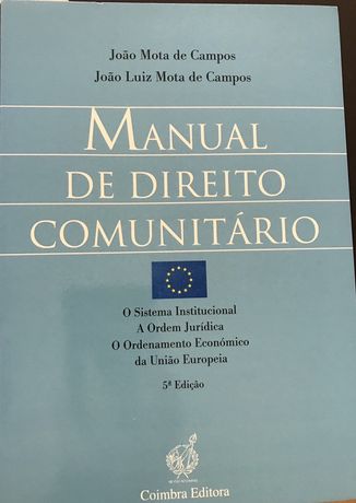 Manual de Direito Comunitário