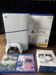 Konsola Playstation 5 Slim z napędem + gry na gwarancji