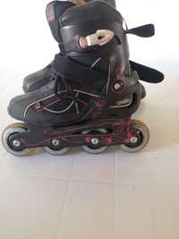 Patins em Linha pretos