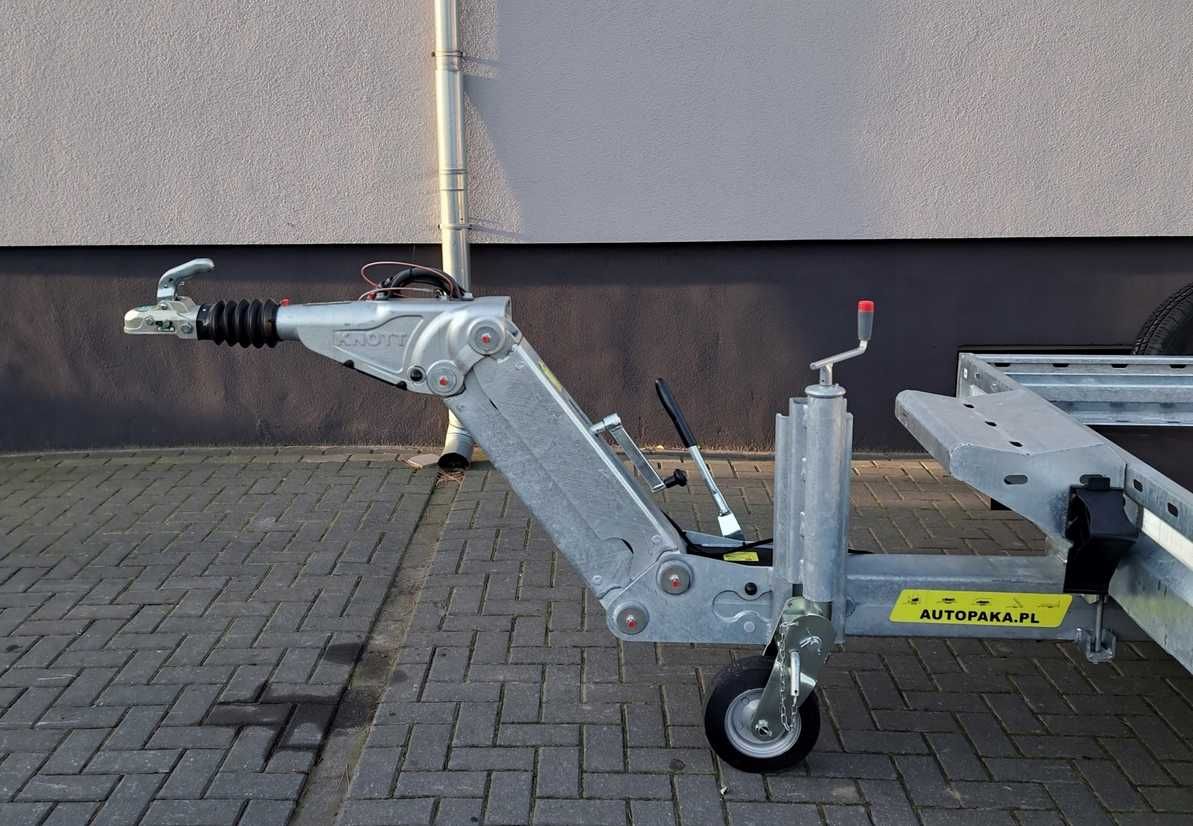 Przyczepa WARK KHD do minikoparki koparki regulowany dyszel DMC 3500