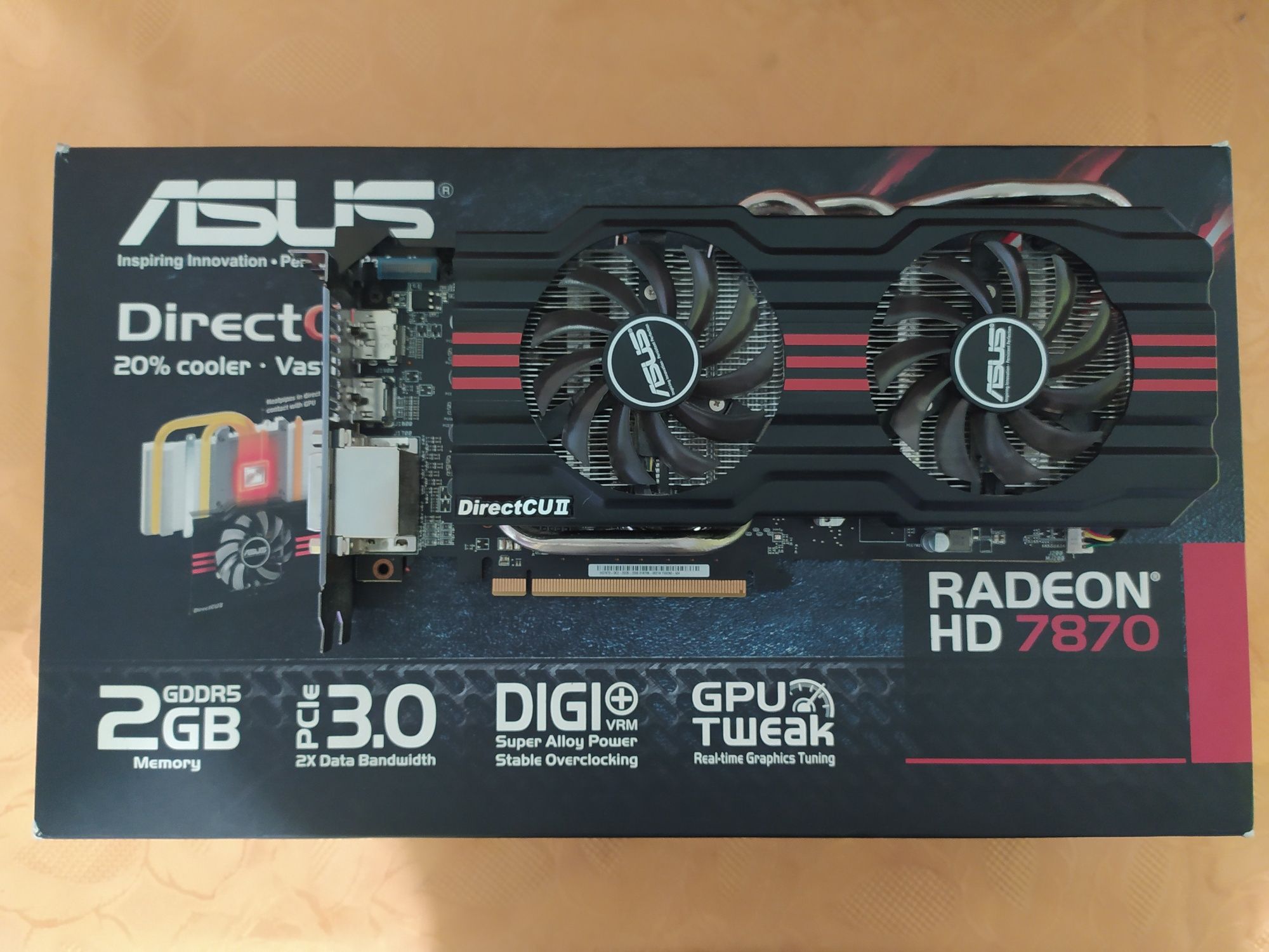 Відеокарта Asus radeon hd7870