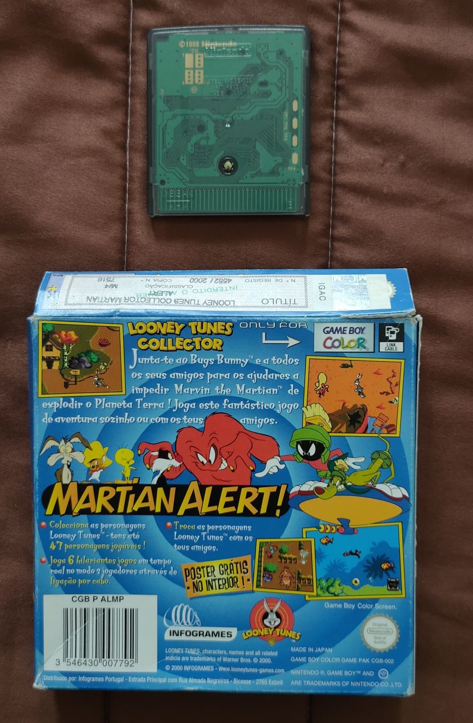 Game Boy Looney Toons Collector Martian Alert