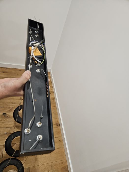 Lampa sufitowa LED czarna