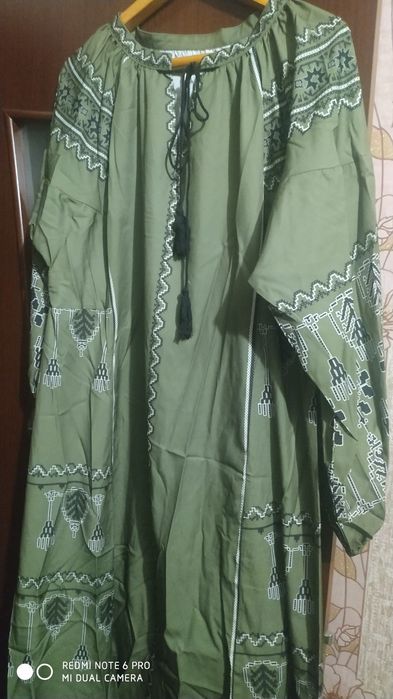 Плаття імітація вишивки.Блуза з вишититтям і плаття на вибір.