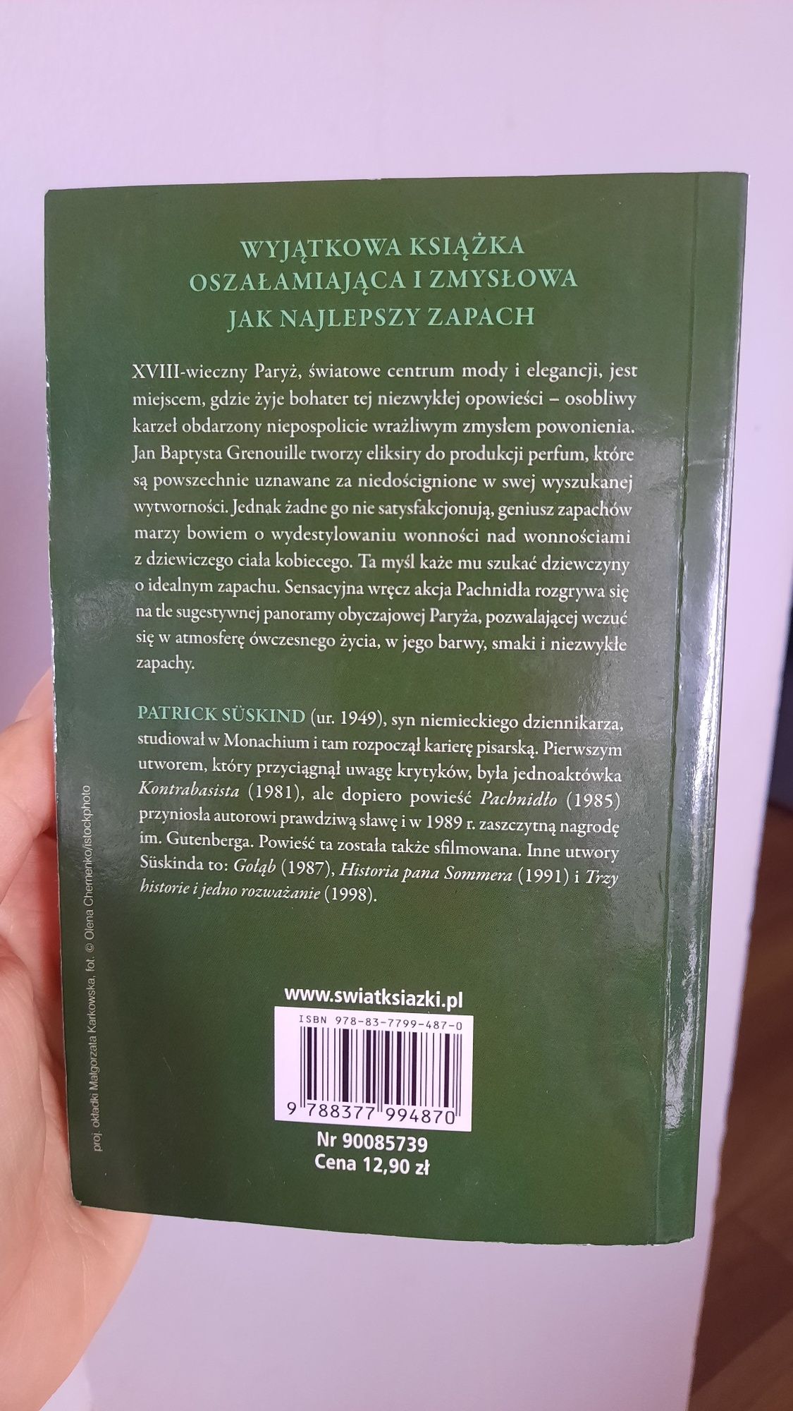 Książka Pachnidło historia pewnego mordercy Patric Suskind