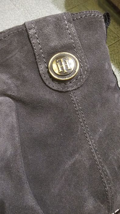 Оригинальные, замшевые ботинки " Tommy Hilfiger "/38.5р.