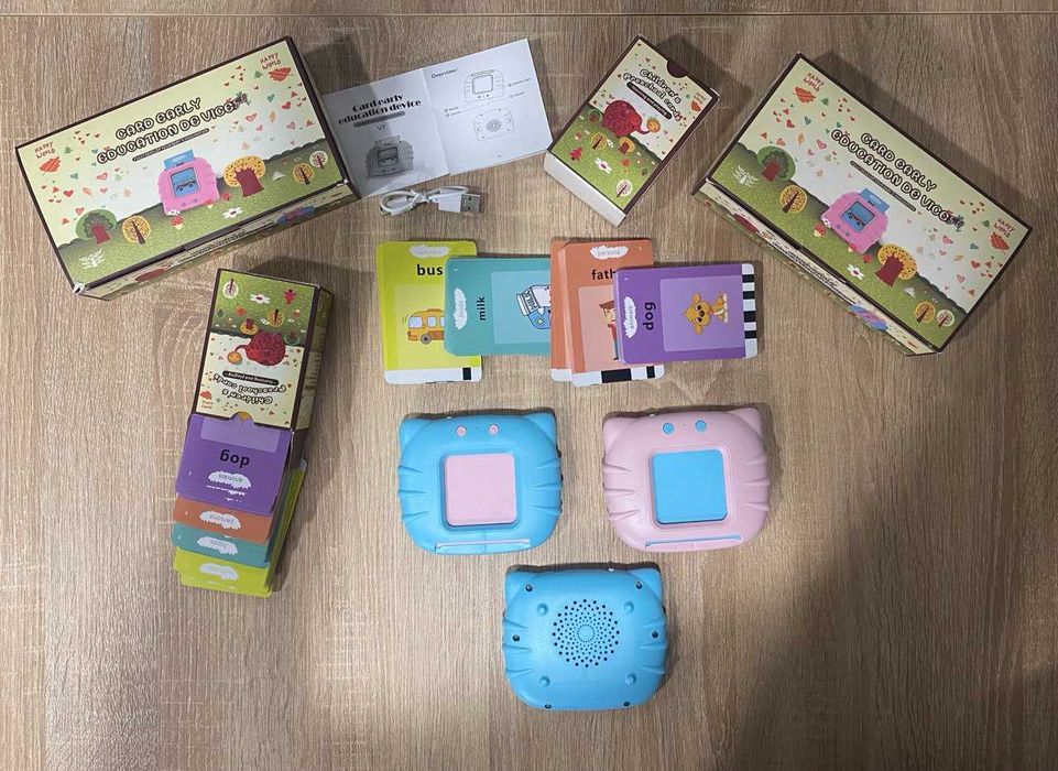 Дитячий планшет картки англійська мова подарунок