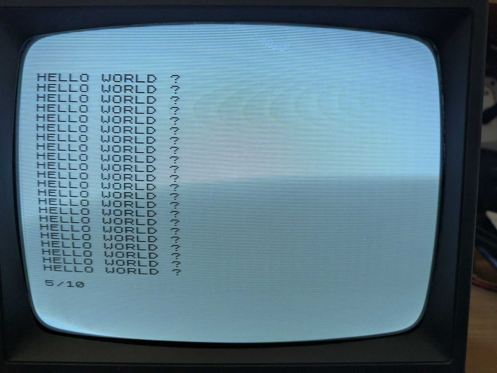 Monitor czarno-biały