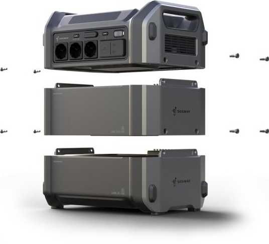 Зарядна станція Segway CUBE 1000, 2200W, 1024Wh + сонячна панель 250Вт