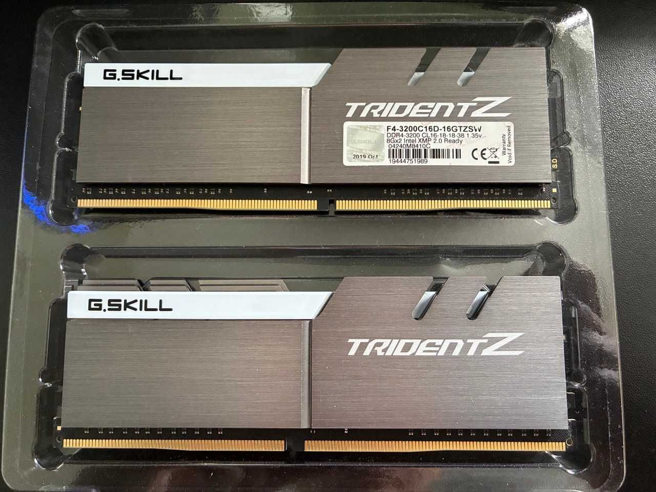 Память G.Skill Trident Z 16GB (2*8) DDR4-3200