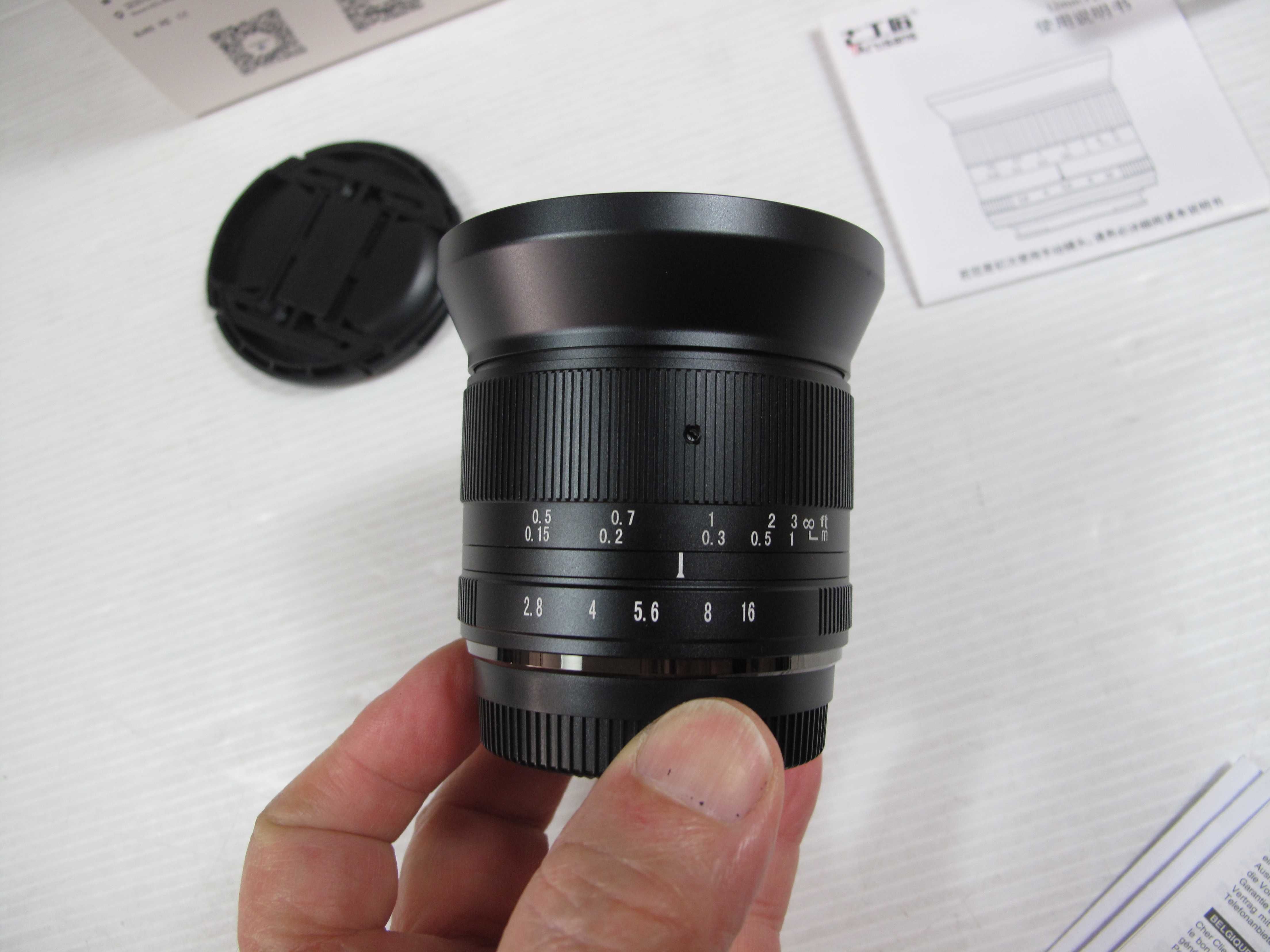 12 mm 2.8 II Fujifilm 7 Artesians Só usada 1 vez em teste na caixa