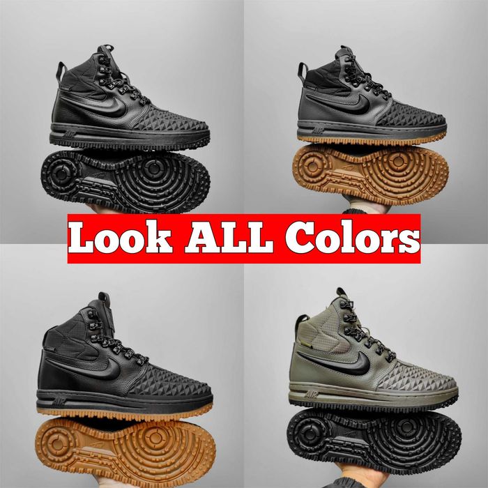 Мужские Кроссовки Nike Lunar Force Duckboot Fur С Мехом Зимние Ботинки