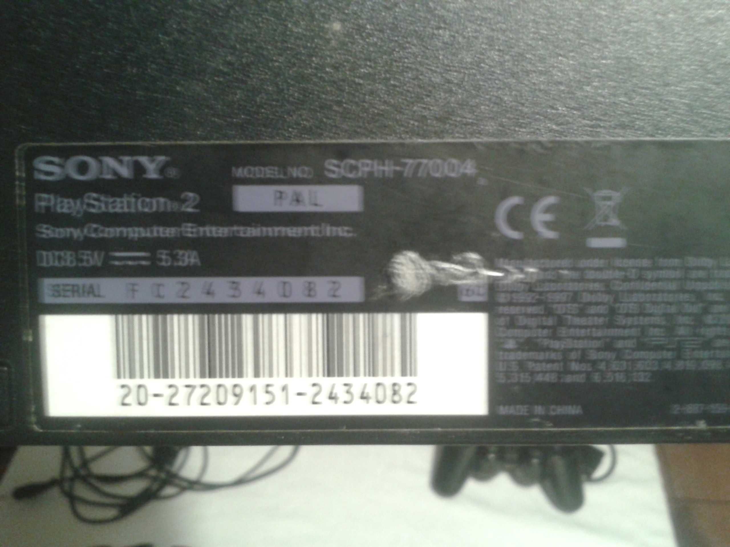 Sprzedam konsole PlayStation2,oryg okablowanie,2pady,karta pamieci.