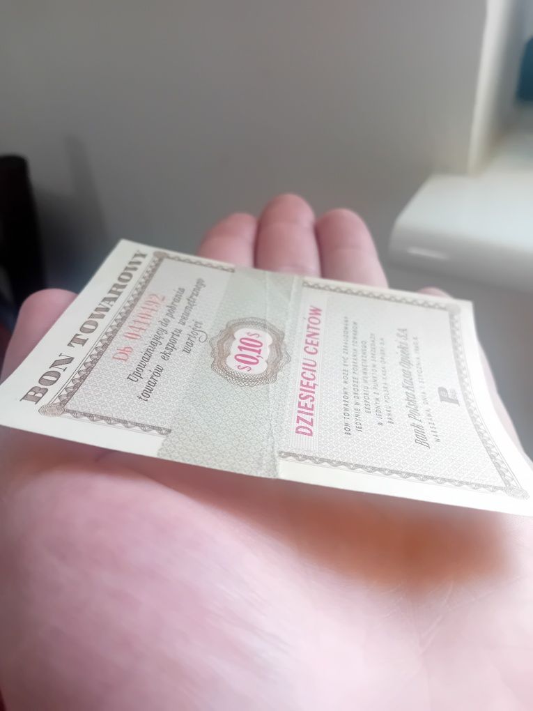 10 centów Bon Pewex 1960 rok