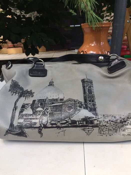 Кожанная сумка женская