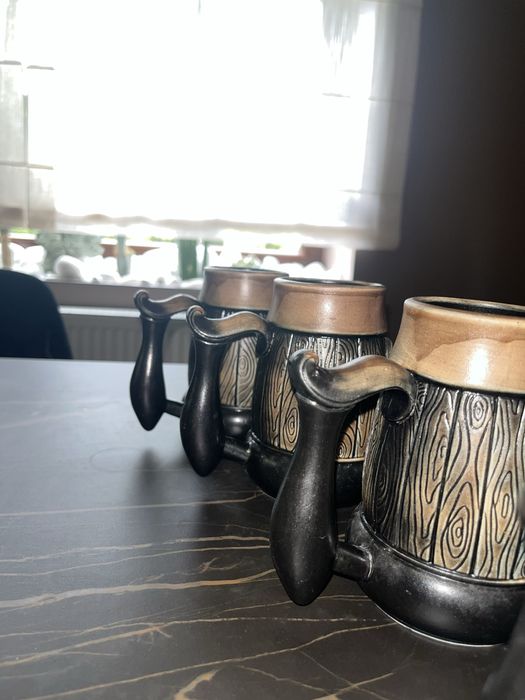Kufel ceramiczny “ ŁAZY ” - unikalny, ręcznie zdobiony