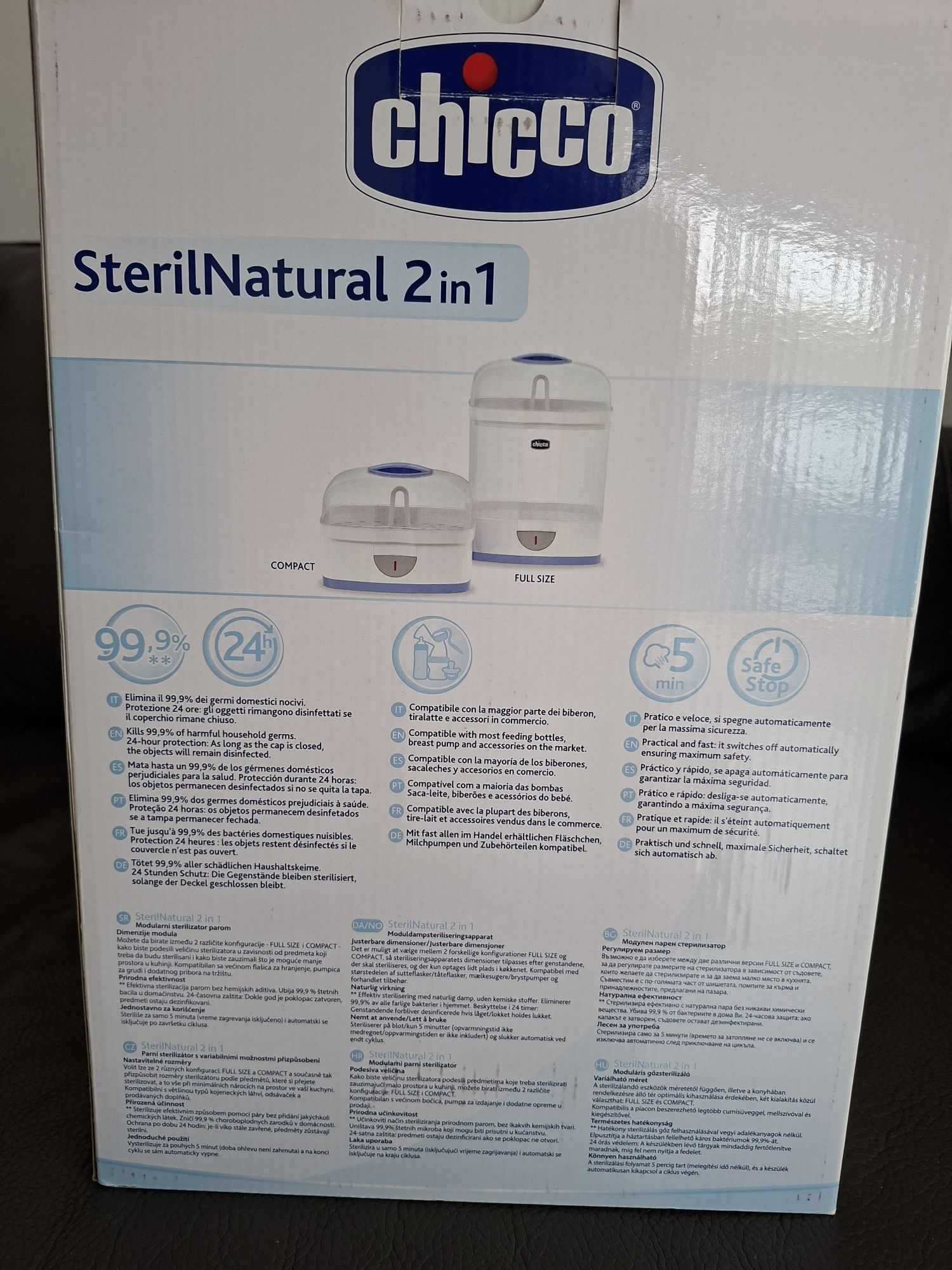 Esterilizador de biberões Chicco