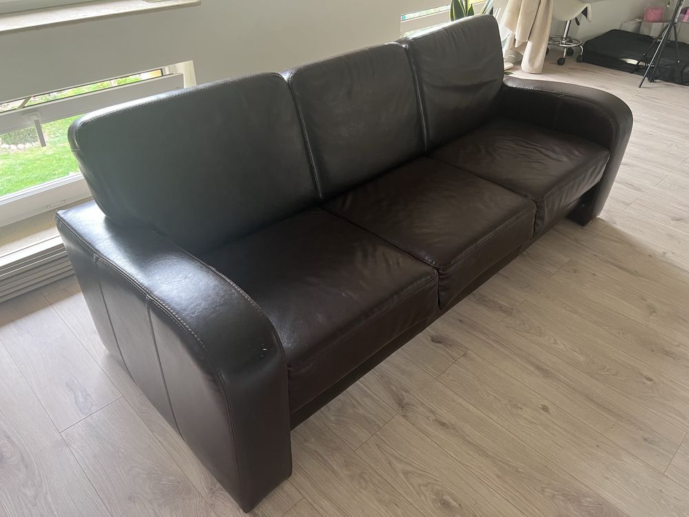 Sofa skorzana 3-osobowa