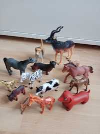 Zwierzęta zwierzątka figurki psy żyrafy konie