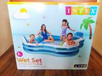 Basen intex wet set collection z siedzeniami - nowy