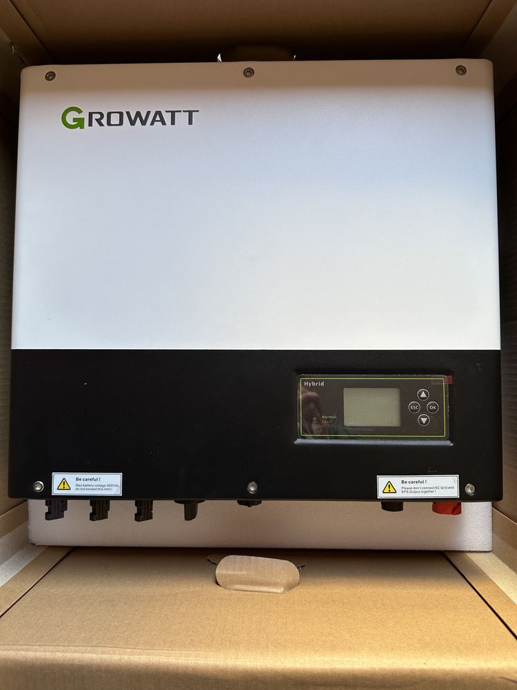 Гібрийдний інвертор GROWATT SPH 10000 TL3 BH-UP On-Grid, 10000 Вт