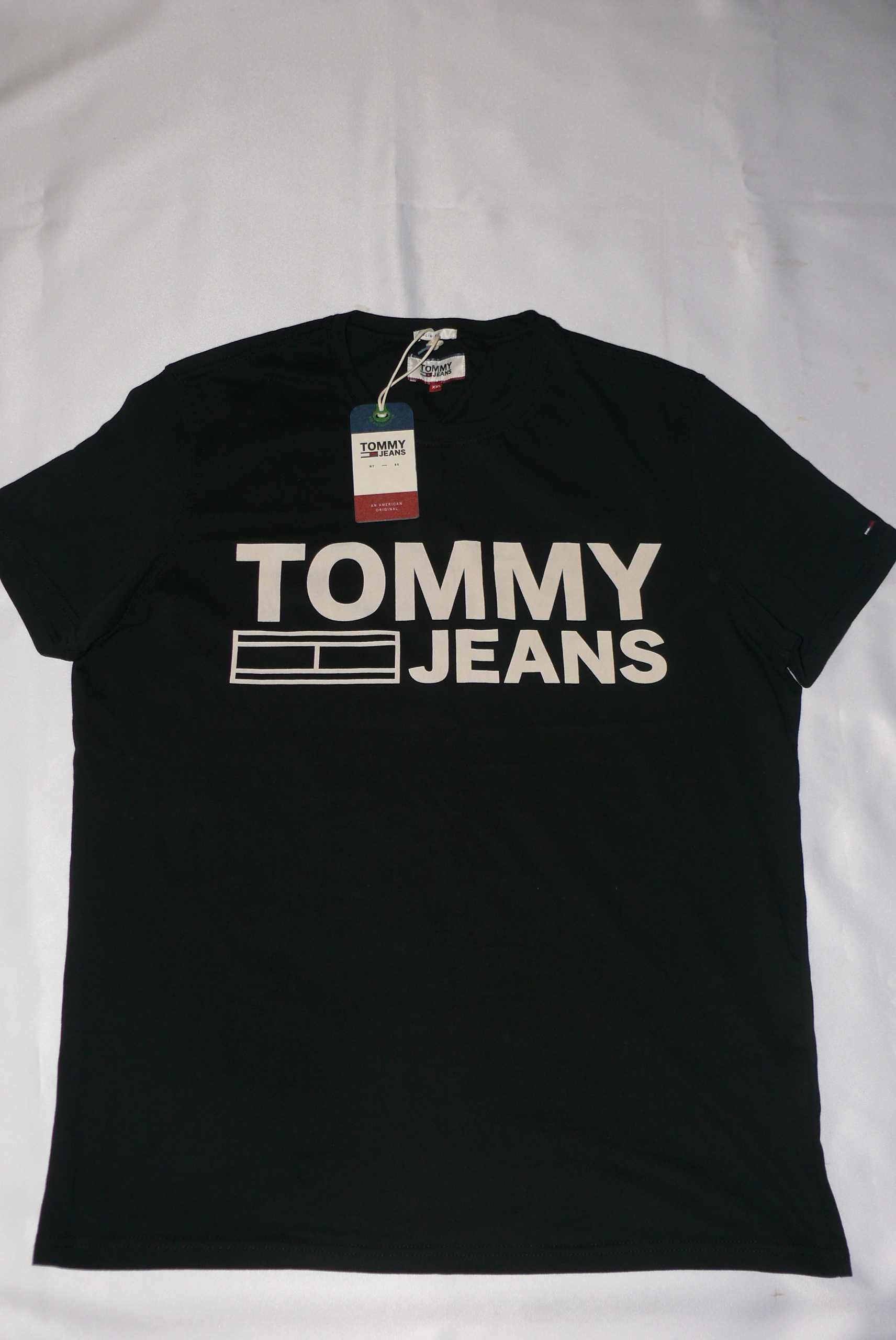 Koszulka  t-shirt Tommy Hilfiger Oryginalna rozmiar XXL czarna