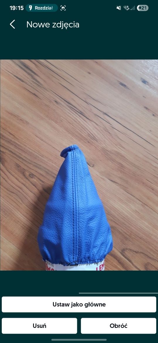 Osłona na drążek zmiany biegów