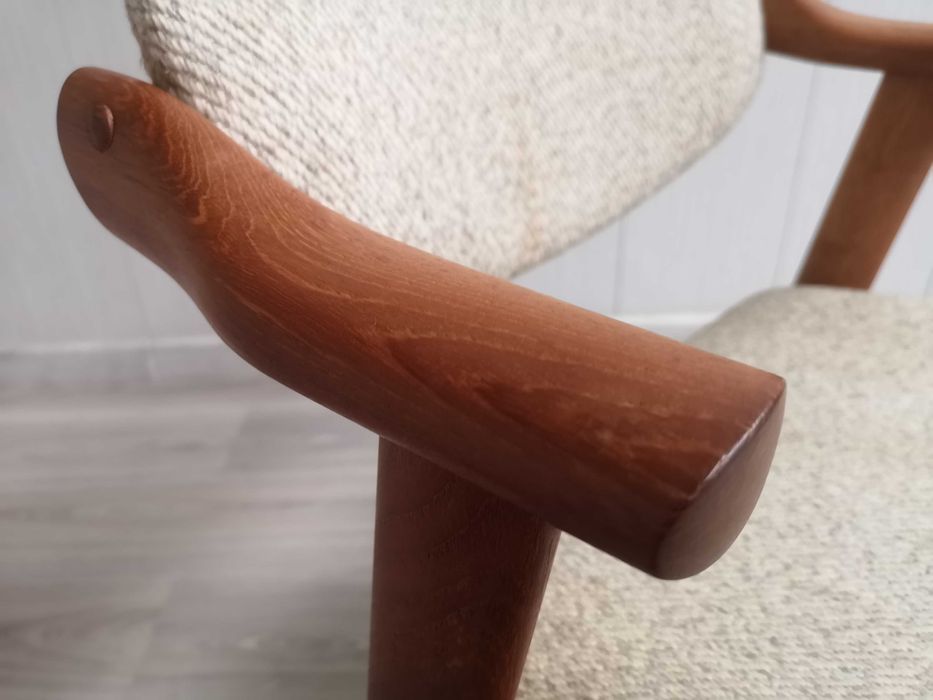 krzesło tekowe DANIA proj. Kai Kristiansen dla Schou Andersen lata 60