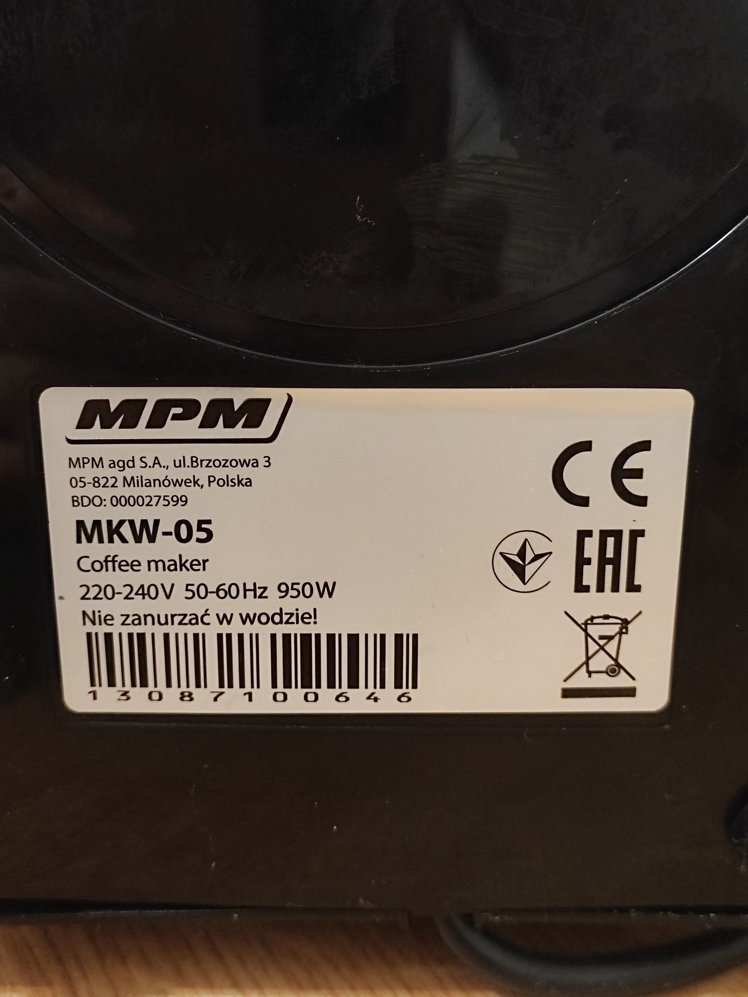 Ekspres MPM MKW-05