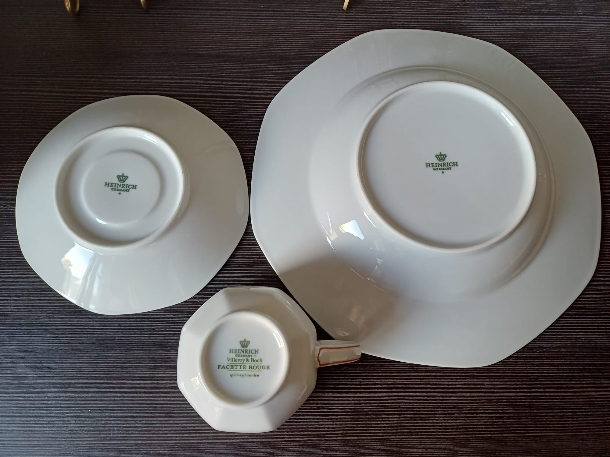 Сервіз Villeroy&Boch "Facette Rouge" столовий.Вінтаж.