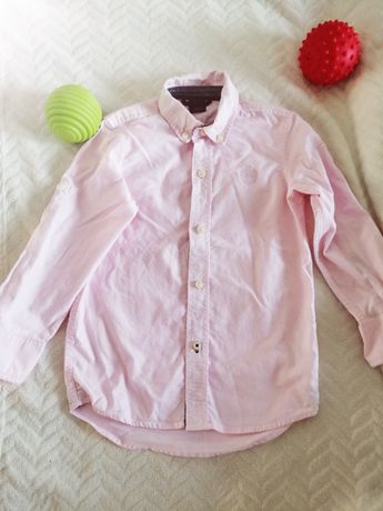 Рубашка розовая  на 4 - 5 лет