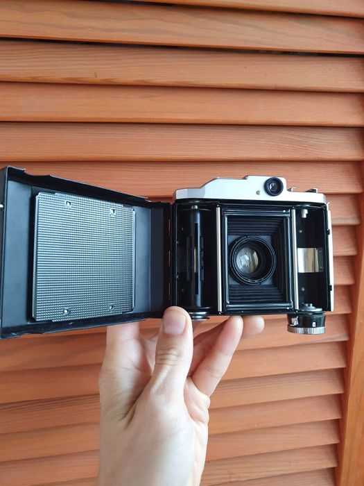 Konica Pearl III + Konishiroku Hexar 75mm f3.5 (boxed)