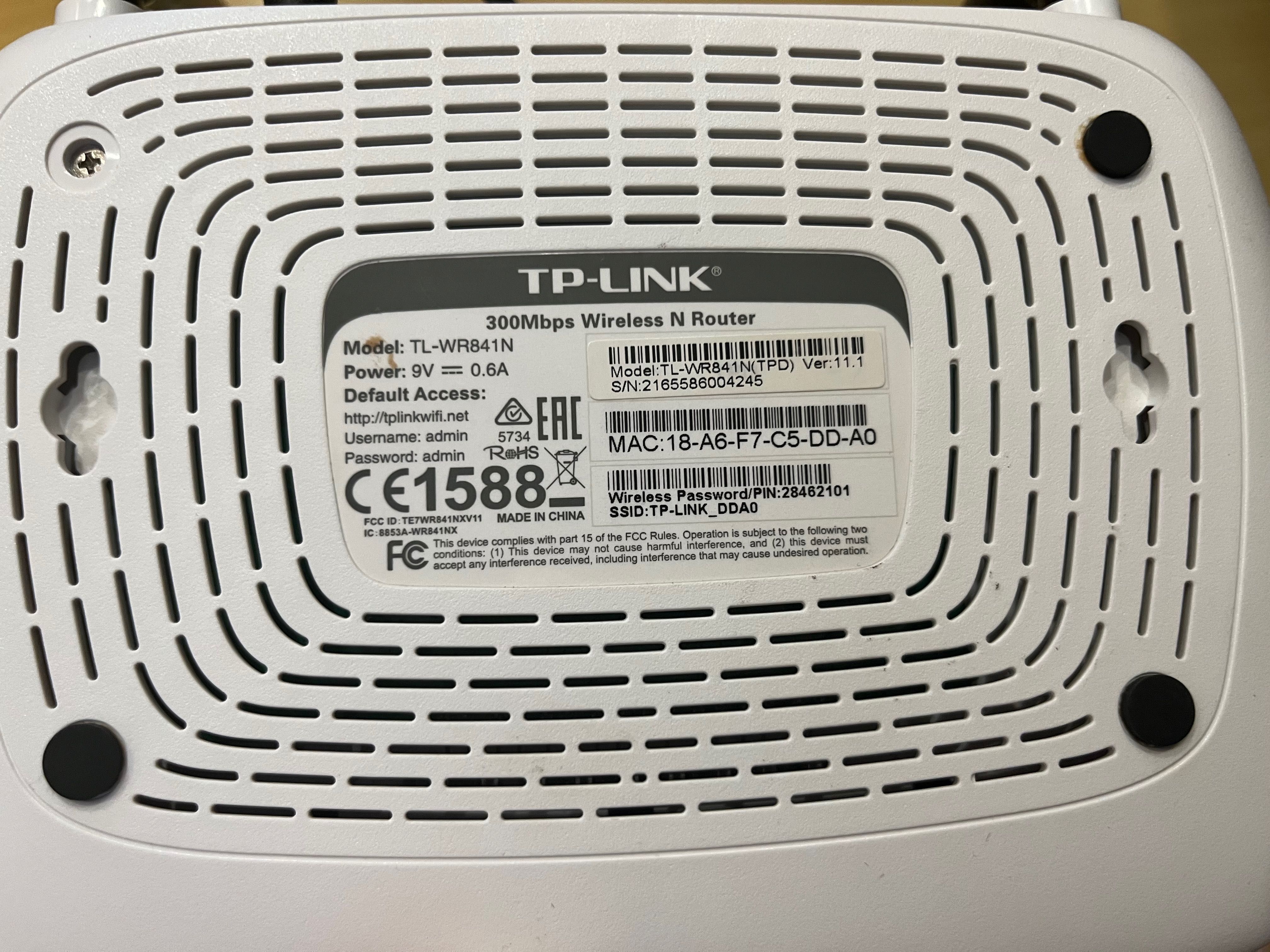 TP-Link TL-WR841N – Roteador Wi-Fi (Excelente Estado)