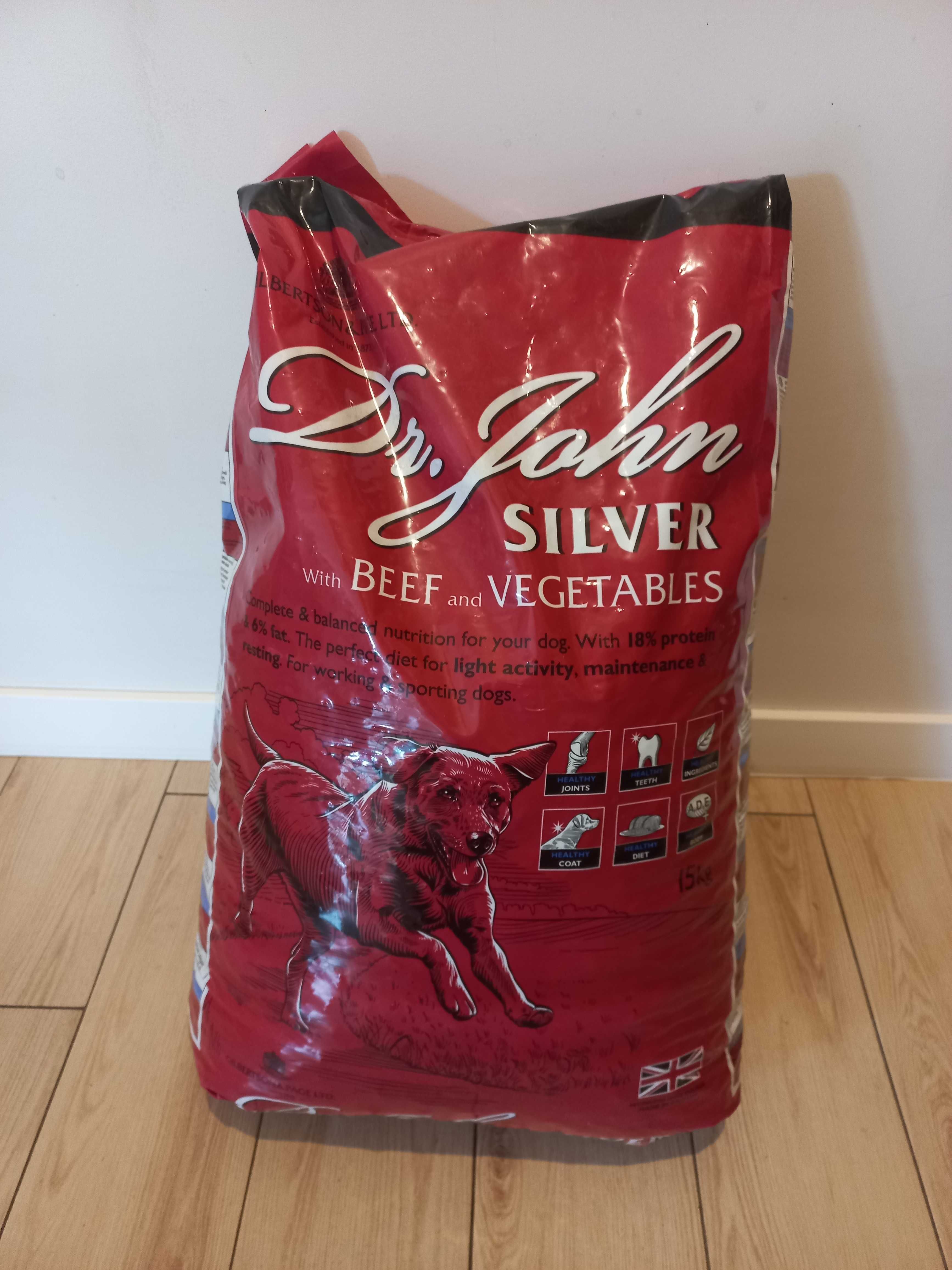 Karma dla psa Dr. John 15kg + 5kg GRATIS!!! Silver Beef and Vegetables