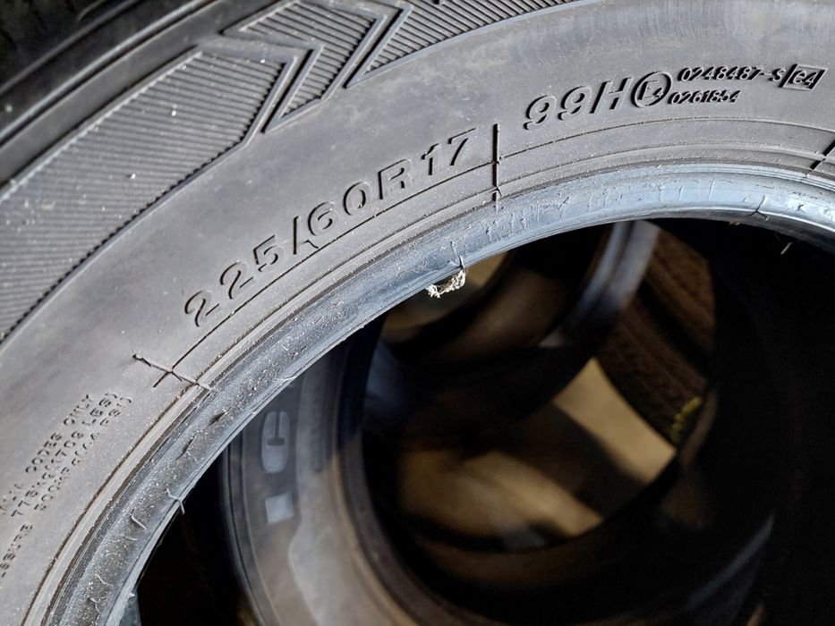 4x opony zimowe 225/60R17 Imperial Snowdragon 3 cena za parę 6-7mm