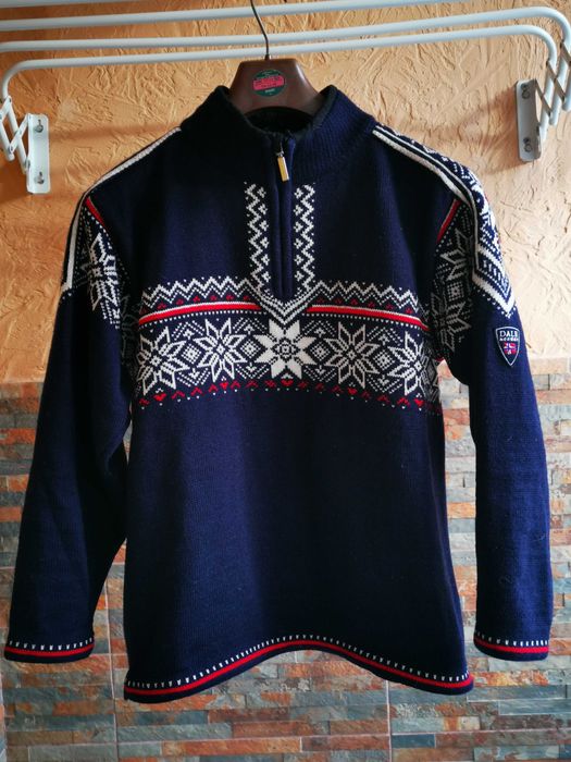 Вовняний светр Dale of Norway vail Merino Wool 1/4 sweater оригінал