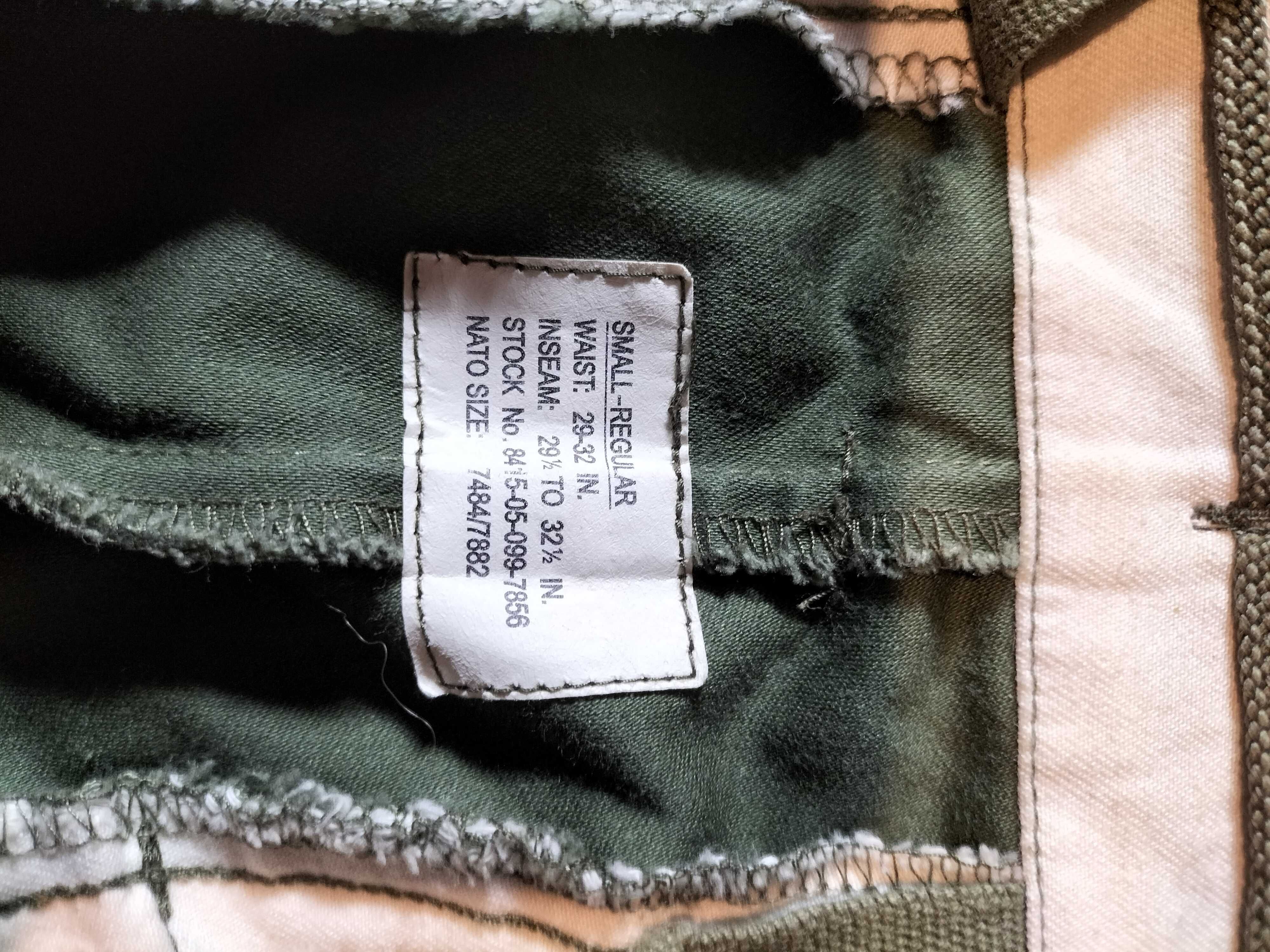 Wojskowe spodnie khaki-US Army spodnie M65 Small-regular