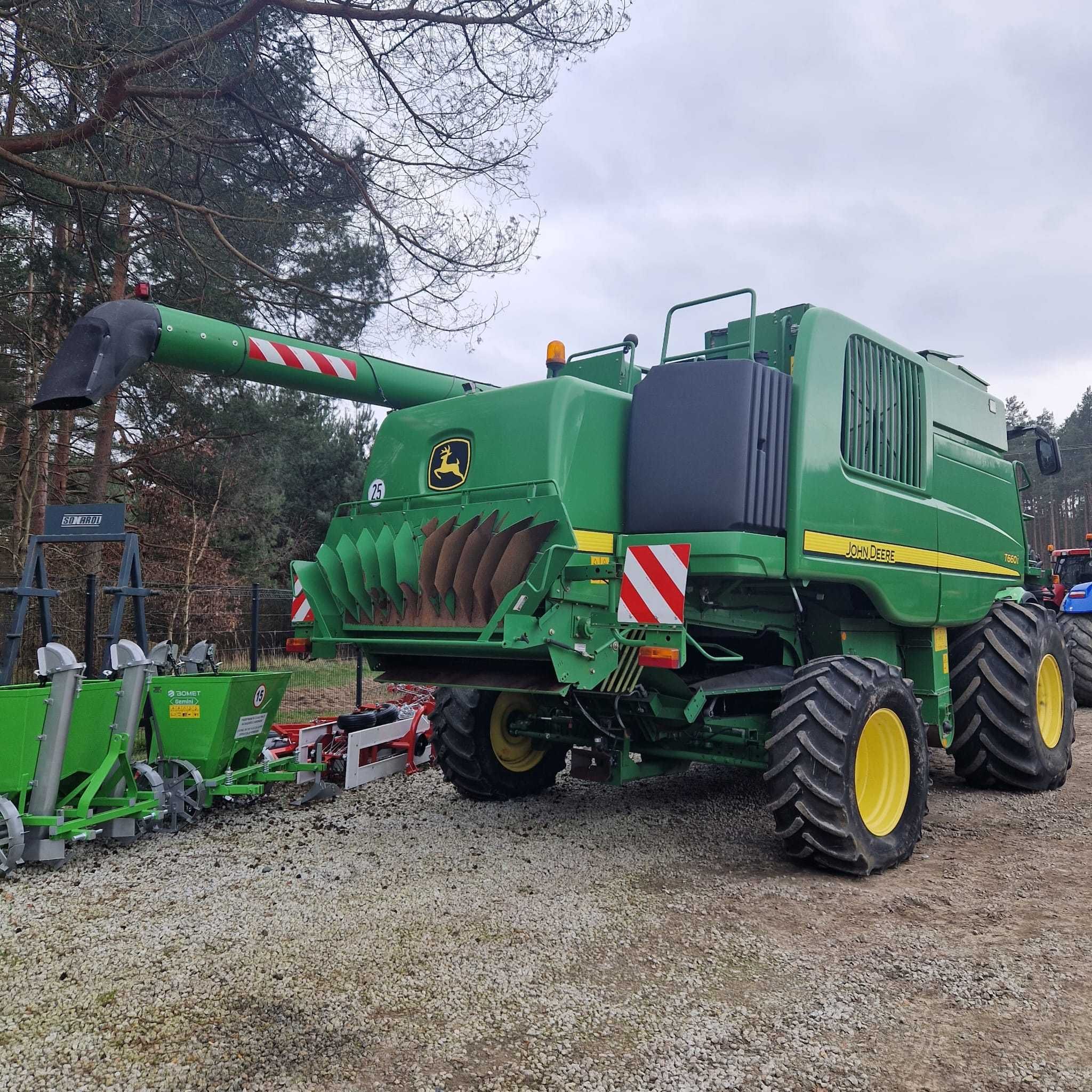 kombajn John Deere T660 i , heder 7,6 m, w660 , t670 , lexion