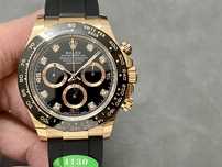 zegarek męski automatyczny 40 mm – styl rolex daytona | złoty