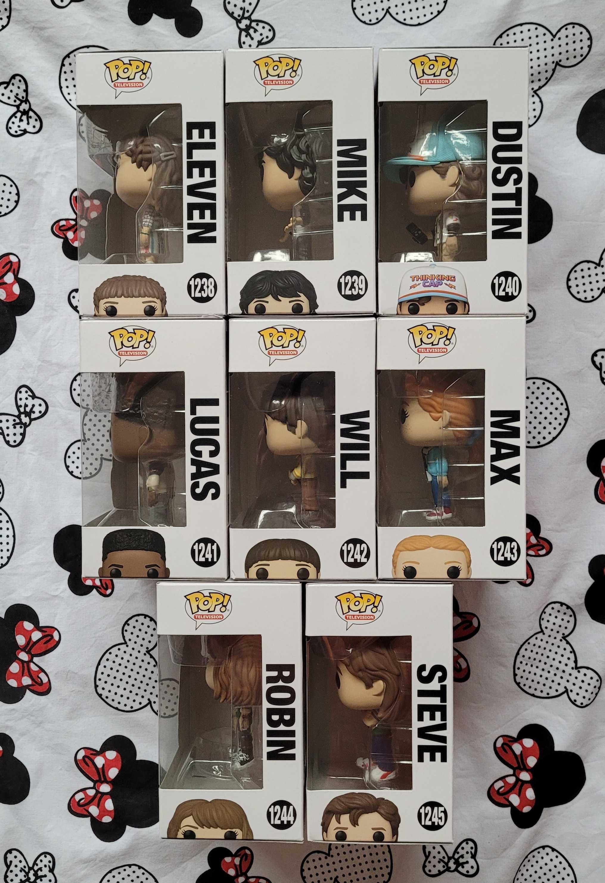 Funko POP! STRANGER THINGS 4 |Komplet Eleven, Max, Mike, Dustin, Steve