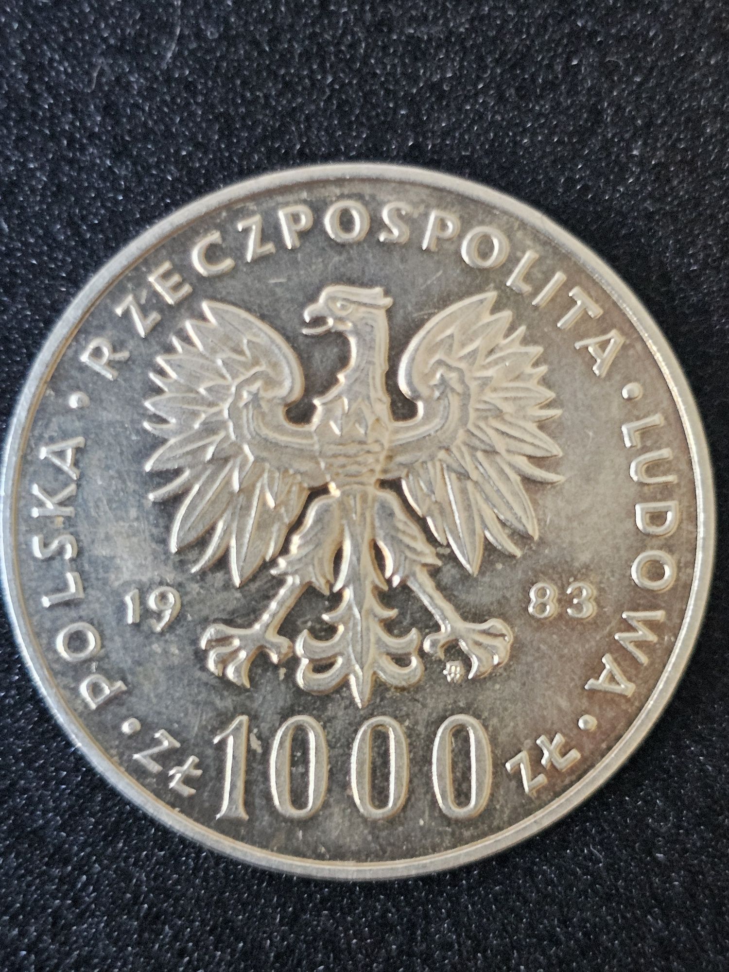 1000 zl z Papieżem komplet 1982, 1983