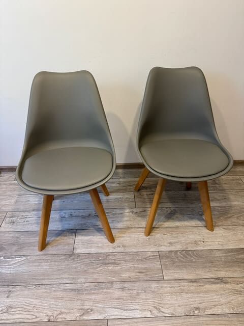 Krzesło skandynawskie do kuchni, salonu jadalni, komplet 4 sztuk