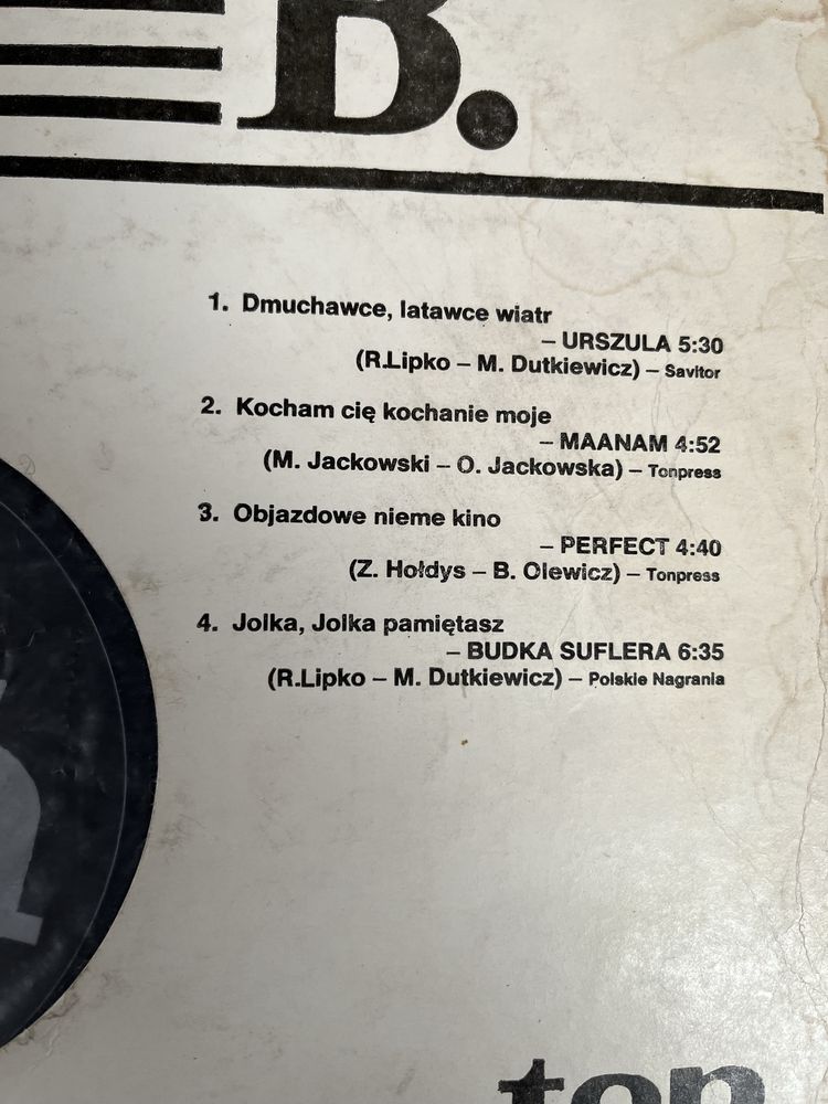 Płyta winylowa Klub Płytowy Razem Top 83