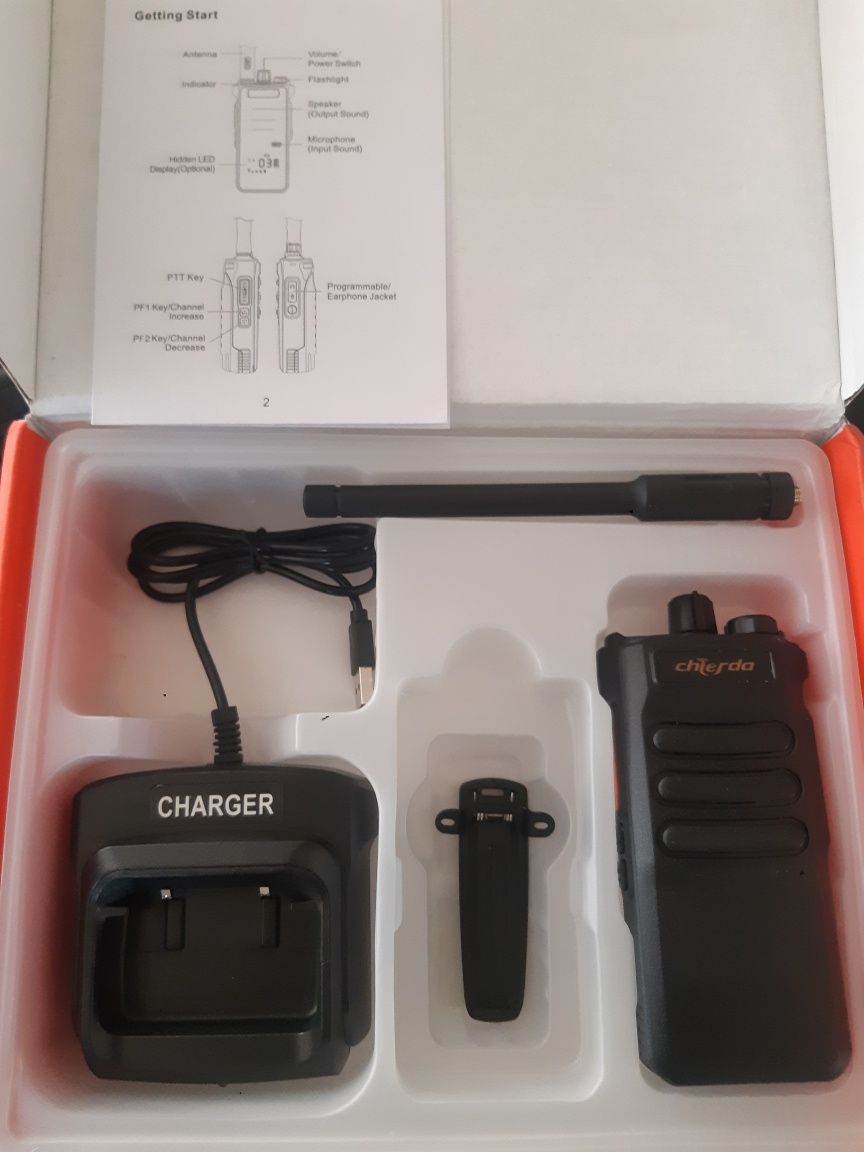 Рации, для охоты и рыбалки, 10W Chierda CD108D