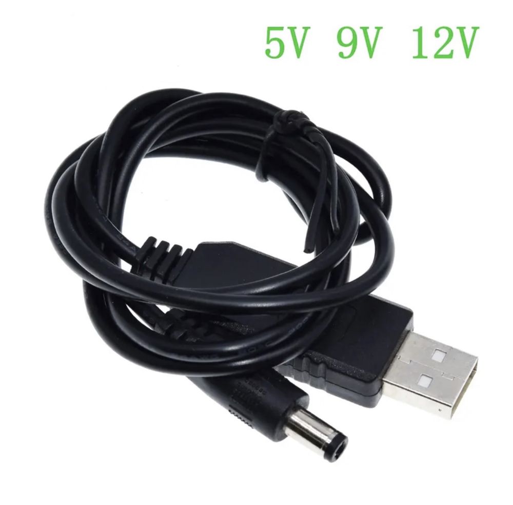 Кабель для роутера 5-12V, 5-9V usb dc