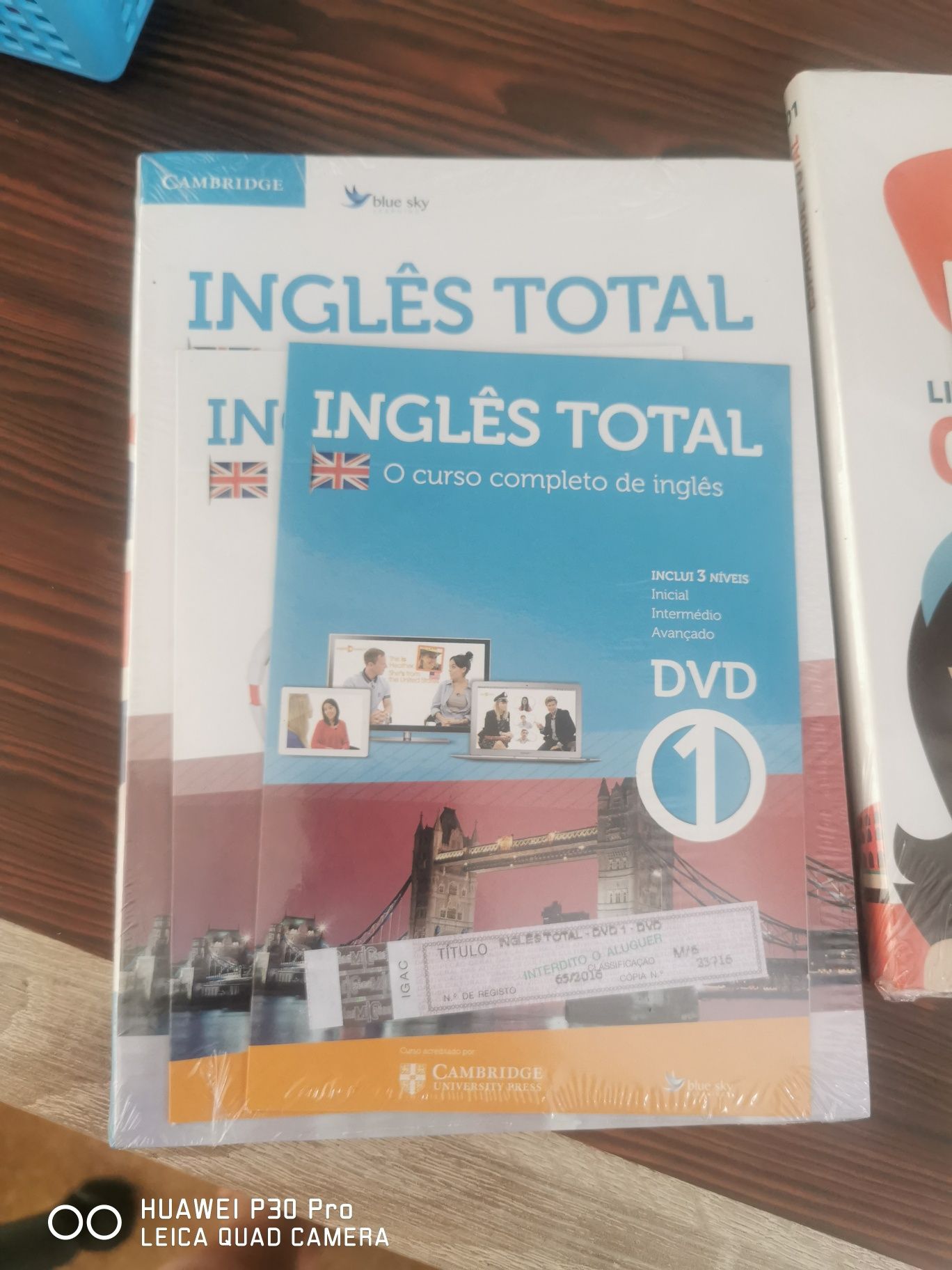 Curso completo de inglês com DVD