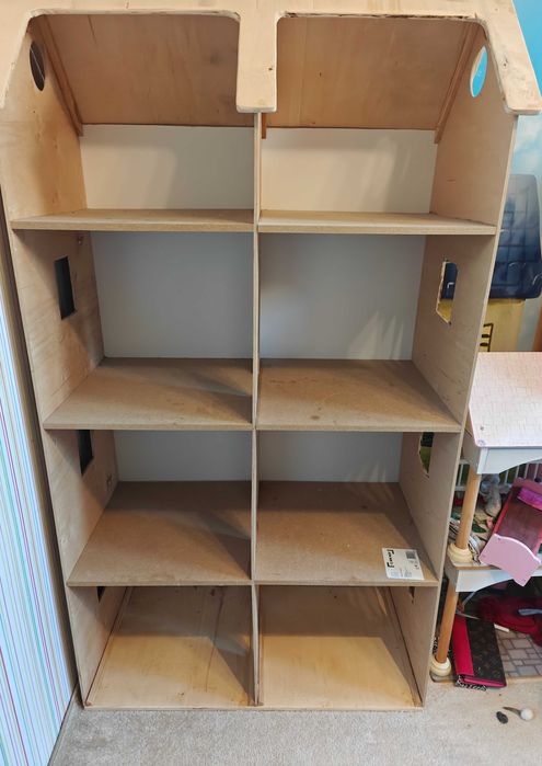 Duży Eko Domek dla lalek do własnej aranżacji