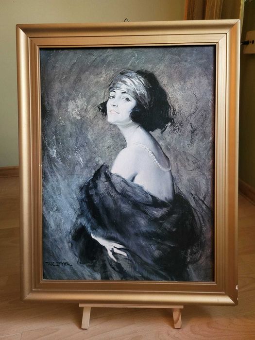 Obraz portret POLI NEGRI 1922r.